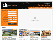 Tablet Screenshot of domy-gdansk.pl